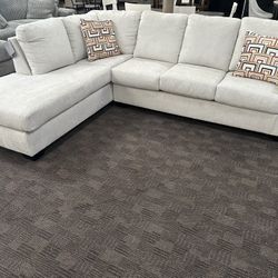 Cream Modern Comfy Sectional 