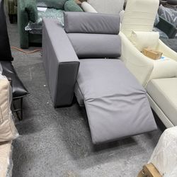 Electric recliner, left side , grey