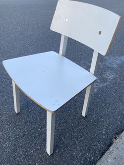 IKEA White Sigurd Chairs, set of 3