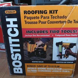 Bostitch Roofing Kit Nail Guns ! Roofing Nailer & Cap Stapler 