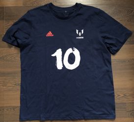 Adidas Messi Football CNY Graphic Tee Collegiate Navy HT5197 Men's Size XL New!!