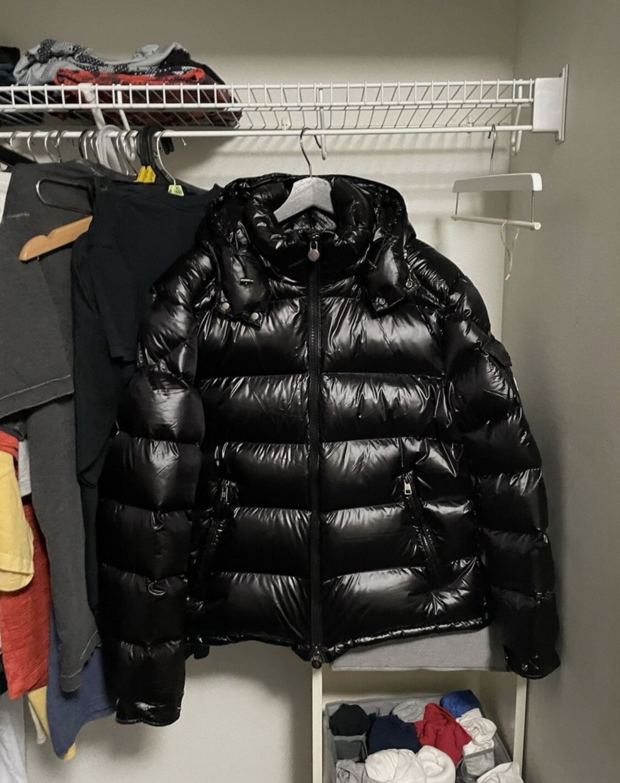 Moncler Men’s Hooded Maya Jacket Size Small 