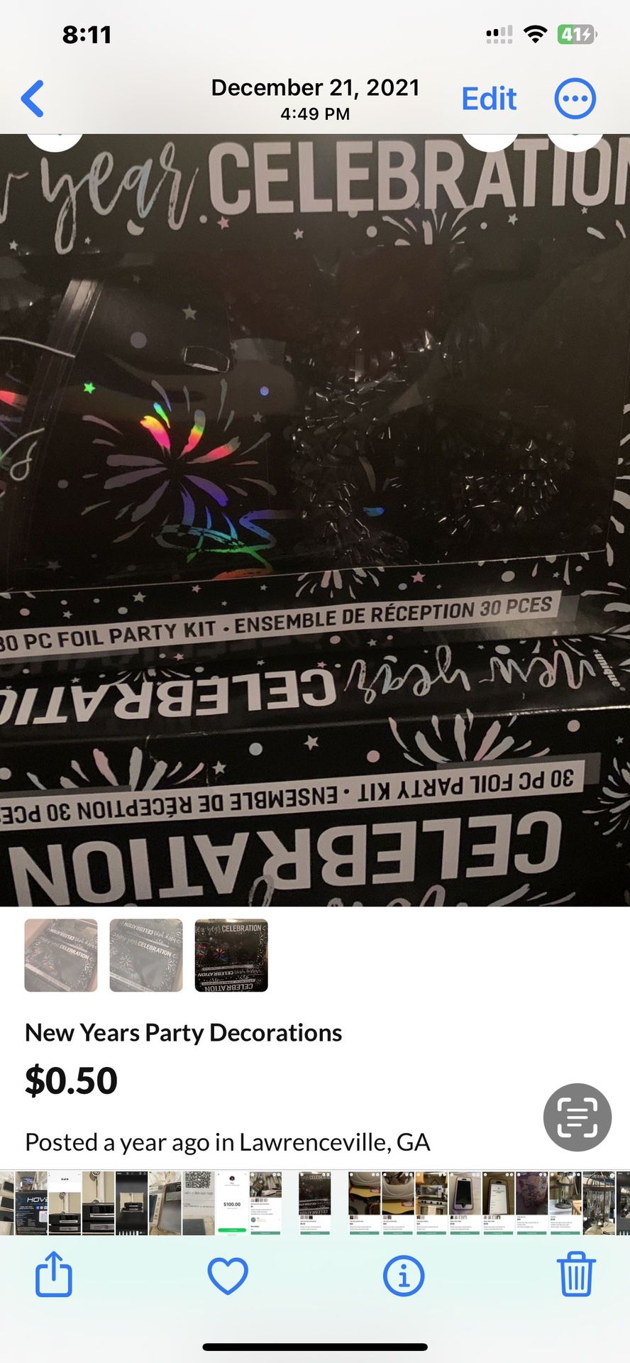 New Years Party Decorations