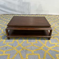 ( Delivery Available ) Tikamoon Achille Square Coffee Table in Solid Acacia