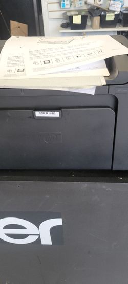 Hp Laser check printer with micr toner