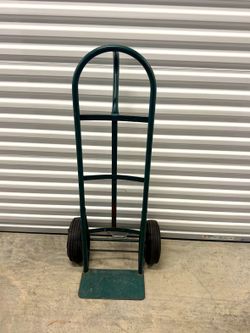 Harper Steel Hand Truck Dolly 600 lb Capacity Pneumatic Wheels Needs Tire