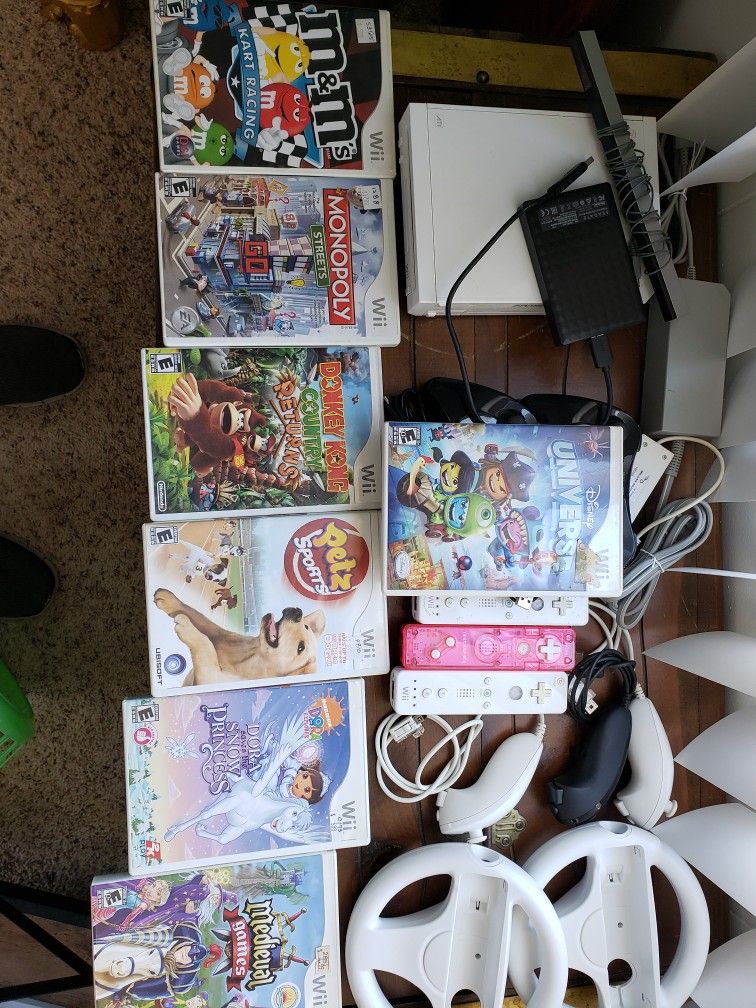 Model 101 Nintendo Wii And Accessories 