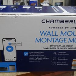   Chamberlain Wall Mount Ultra-Quiet Smart Garage Door Opener RJO101 MyQ . new 