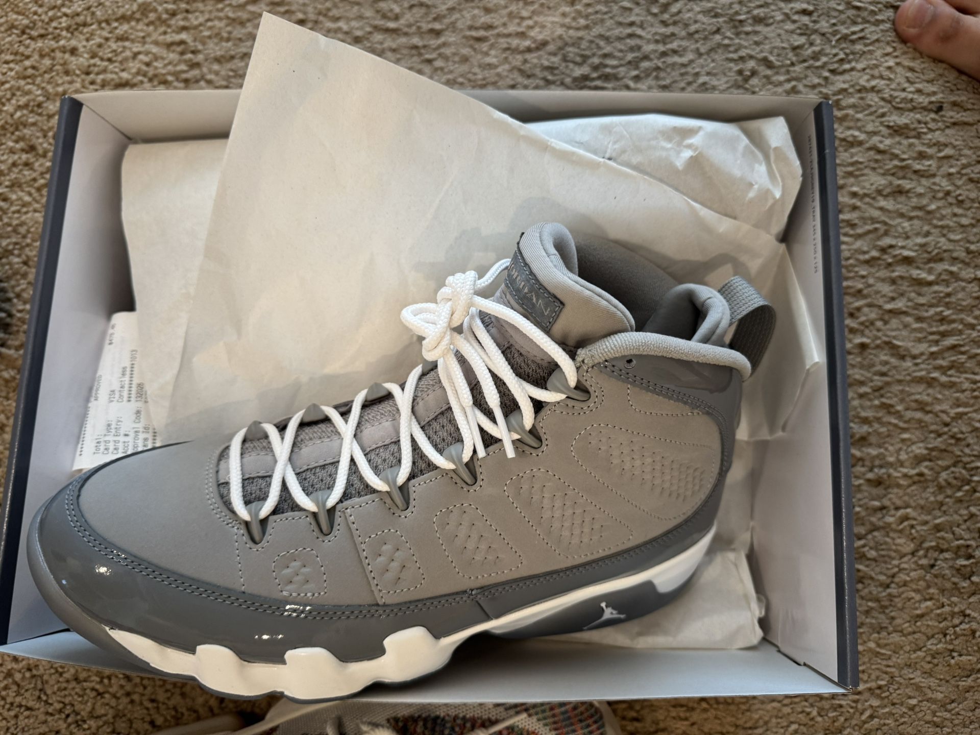 Jordan 9 Retro Cool Grey NIB Sz11 $250