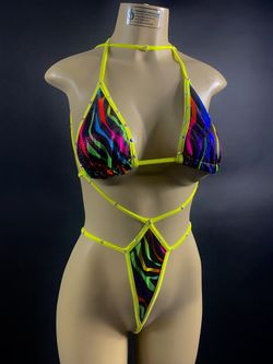 Bikini Dancer Erotic Swim Bathing Suit Stripper Outfit Clothes 