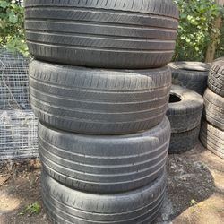 (4) 255/40/21 Michelin Primacy Tires Gomas Llantes 21in 21s
