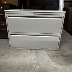 OFFICE/HOME FILE CABINET 2 DRAWERS LATERAL METAL FILE 