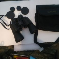 Binoculars 10×50 1,000 yards.