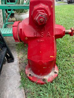 Clow fire main hydrant