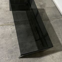 Black Glass Coffee Table