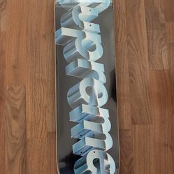 Supreme Chrome Logo Skateboard Deck