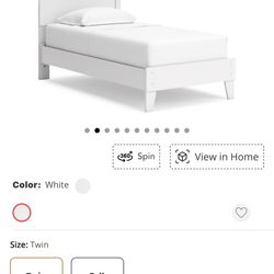 Hallityn Twin Panel Platform Bed