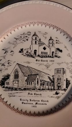 Commemorative plate Trinity luthern