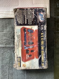 8pc A/C and fuel line disconnect set