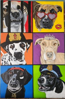 Pet Portraits- Hand painted