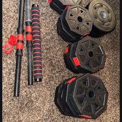 Weight set 2 Curl Bars 