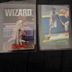 2 Inserts Ozzie Smith