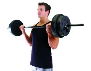 CAP Barbell 100lbs Vinyl Weight Set 🔥