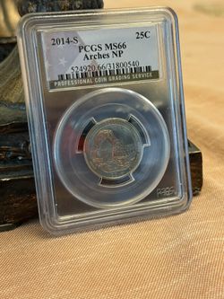 2014-S Washington NP Quarter Arches PCGS MS66