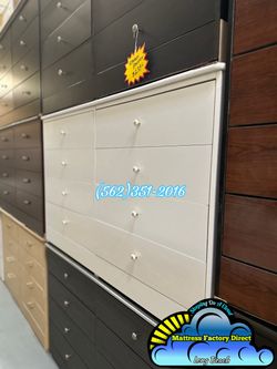 Compressed wood white dresser cajonera chest mueble nuevo new
