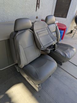 OBS front bucket seats with covers