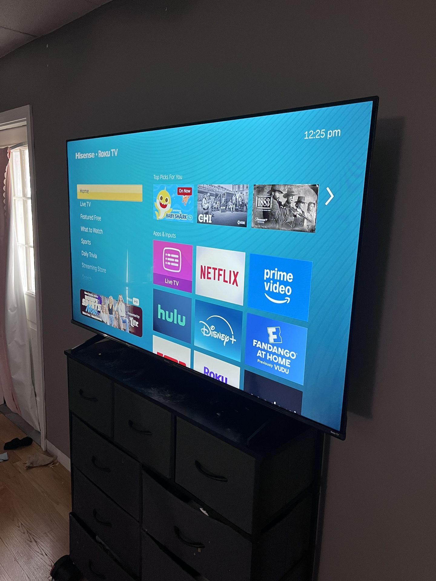 58 In Hisense Tv