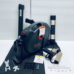 New Other Sunny Health & Fitness Smart Mini Exercise Bike With Resistance Bands & Mat, SF-B0418 SMART