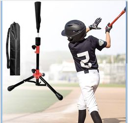 New-Portable Batting Tee for Baseball/Softball,Tball Set for Toddlers 3-5 Tee Ball Set with Carry Bag, Portable Stable Tanner Tee, Baseball Training E