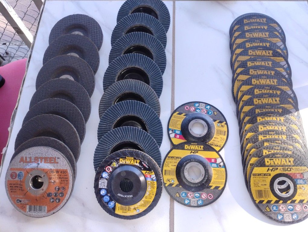4 1/2 " Grinding, Sanding And Cutting Blades Package