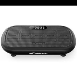 Vibration Plate Exercise Machine, Vibration Plate 440 Lbs Capacity, Bluetooth and Silicone Pedal, Stimulate Deep Fat, Vibration Plate for Lymphatic Dr