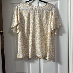 Beige Leopard Blouse