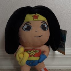 Wonder Woman Plush Stuffed Animal Multicolor Surface Washable DC Universe Toy