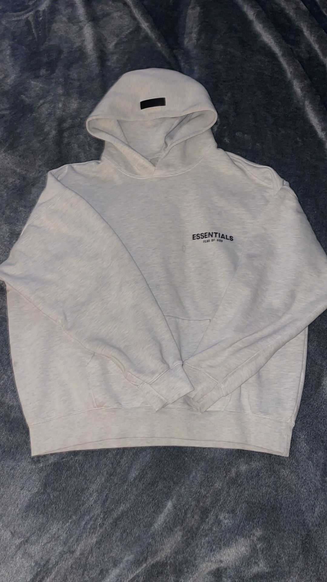 Essentials Light Oatmeal Hoodie Mens Size XL