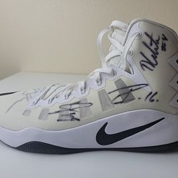 Spurs Pau Gasol Derrick White Demar Derozan Auto Signed Nike Sneaker JSA