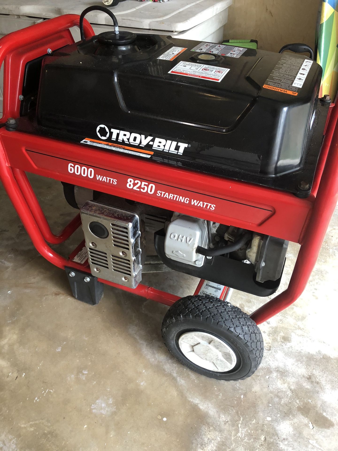 Troy Bilt Generator 6000 Watts for parts for Sale in Spring, TX - OfferUp