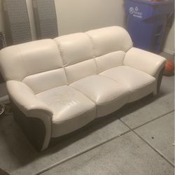 Leather Couch 