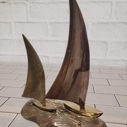 Brass - Sailing Paperweight