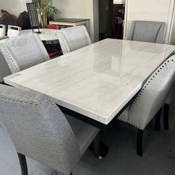 New Marble Dining Table Sets