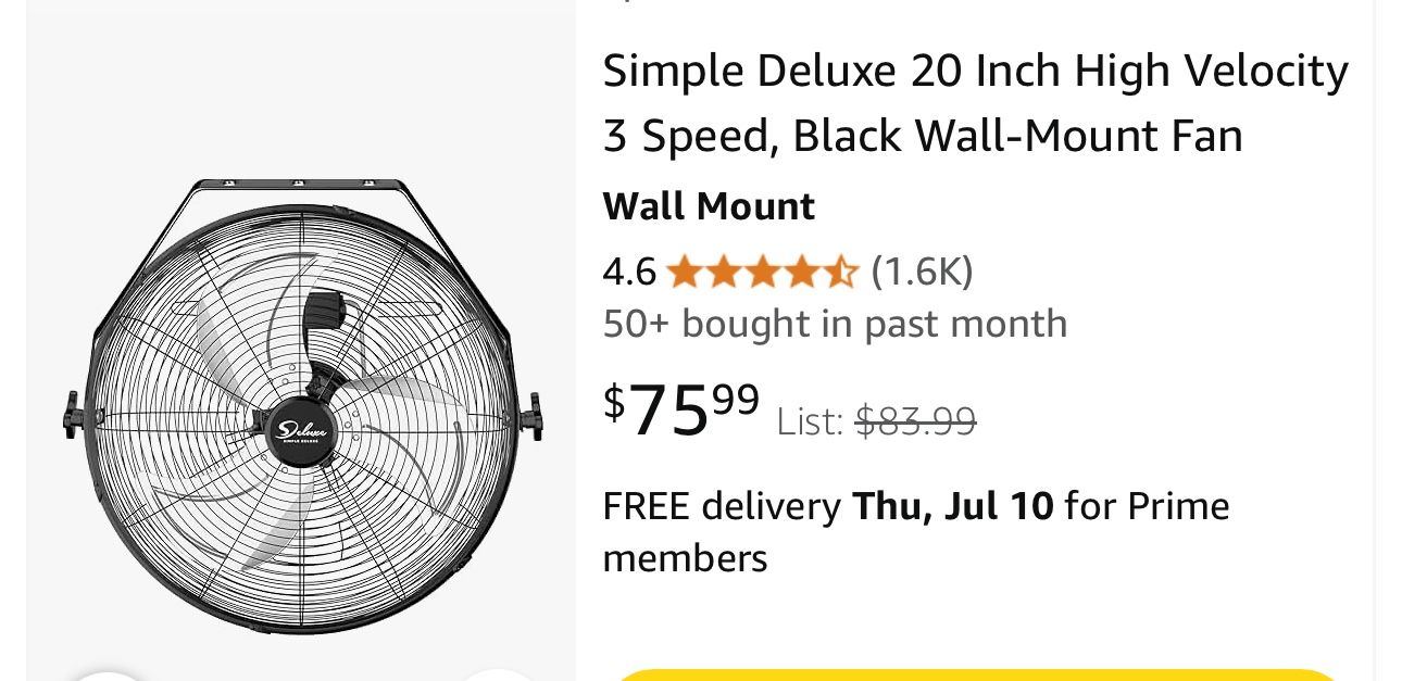 Wall Fan