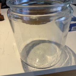 Three big glass jars