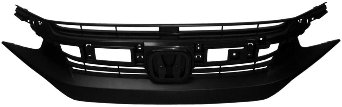 2016-2018 HONDA CIVIC FRONT GRILLE; SEDAN/COUPE MODELS; WITHOUT SI