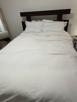 Queen sized bed