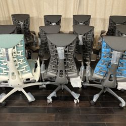 *FREE DELIVERY* NEW HERMAN MILLER LOGITECH G EMBODY CHAIRS - ALL COLORS AVAILABLE NEW HERMAN MILLER AERON