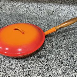 Le Creuset Vintage Fry Pan With Lid