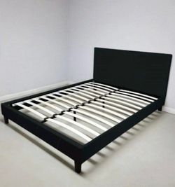 Bed queen size black color // cama tamaño Queen de color blanco delivery disponible